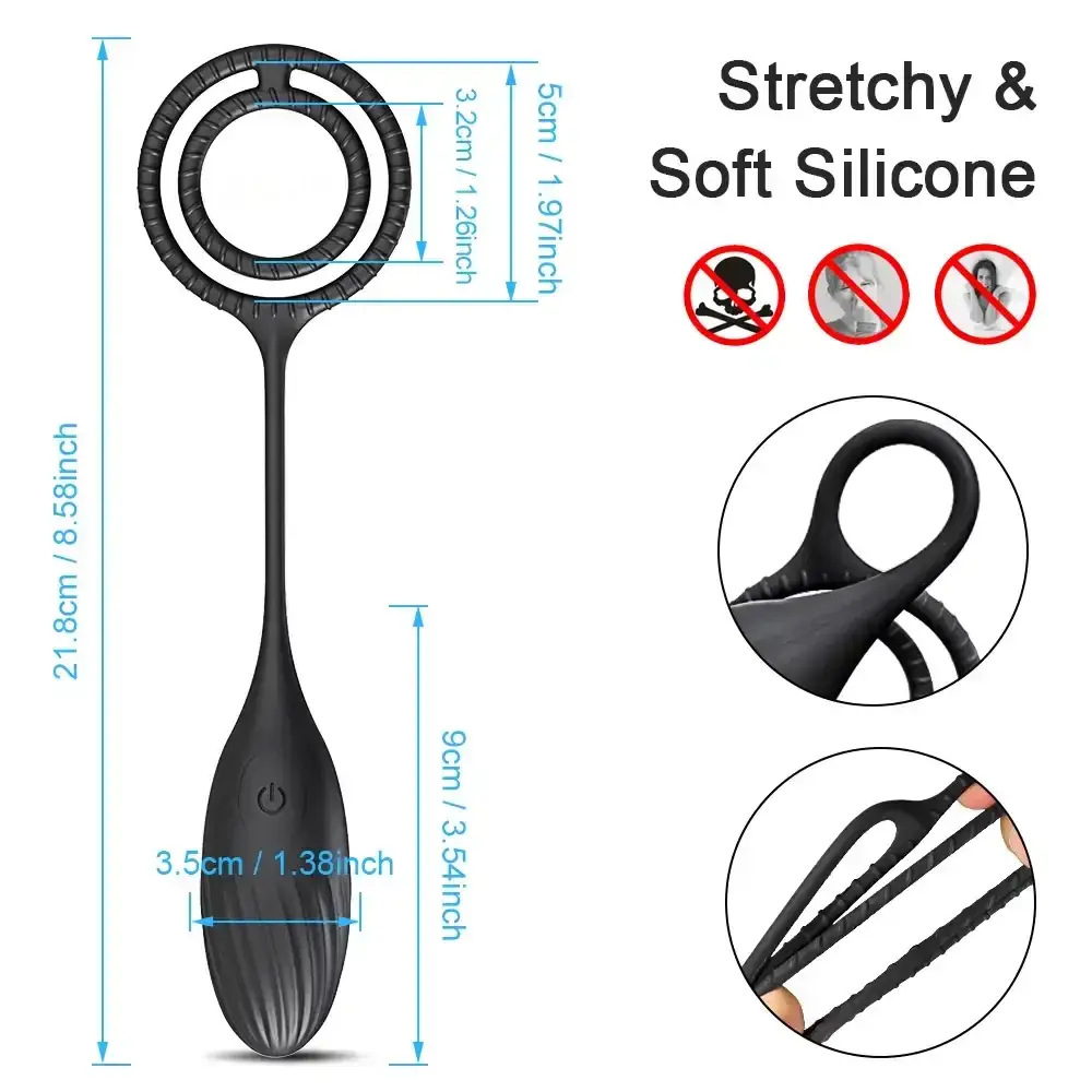 ergonomic silicone anal plug waterproof rechargeable