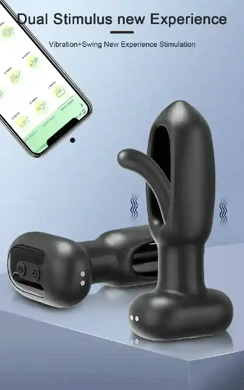 ergonomic vibrating butt plug silicone