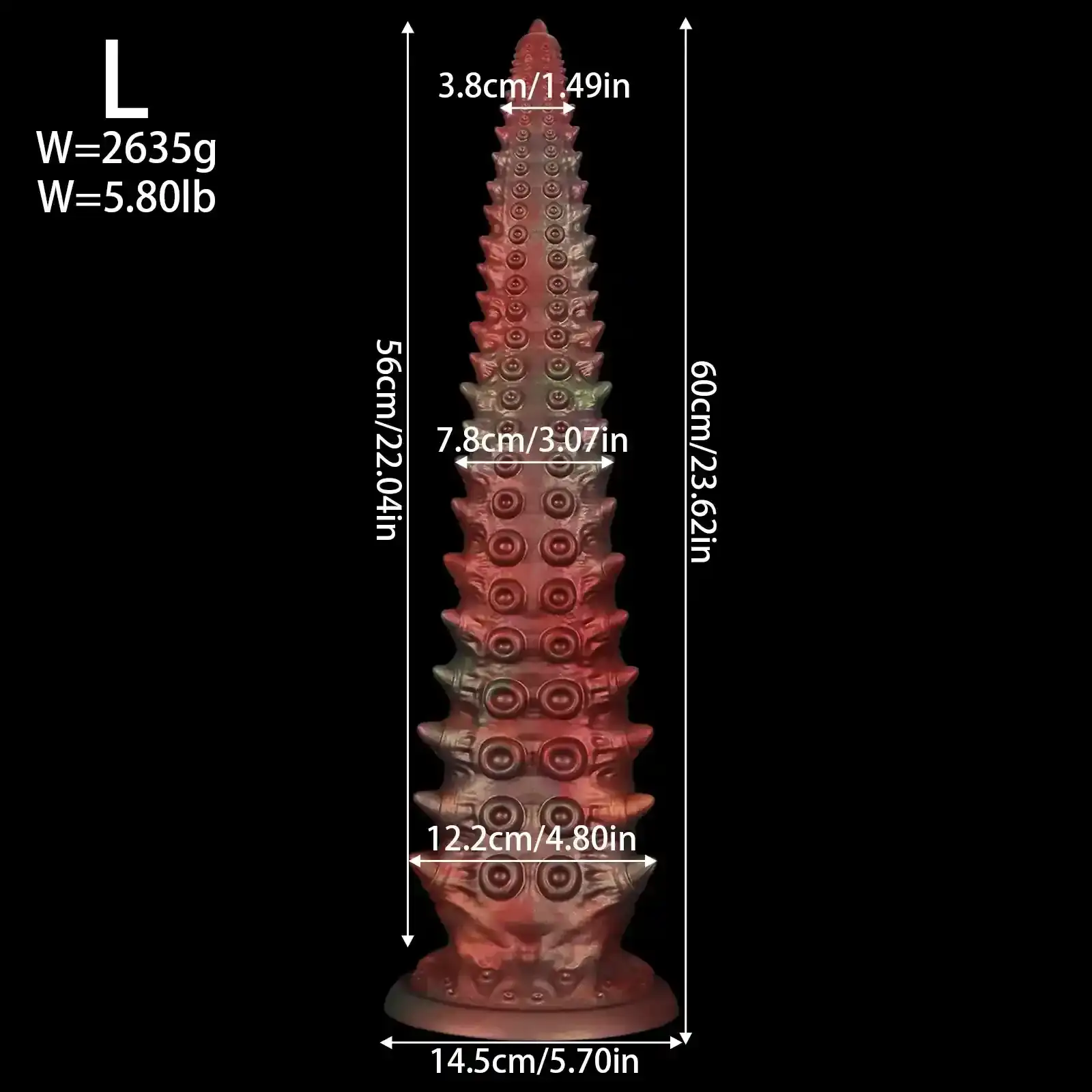 extra large anal plug suction cup