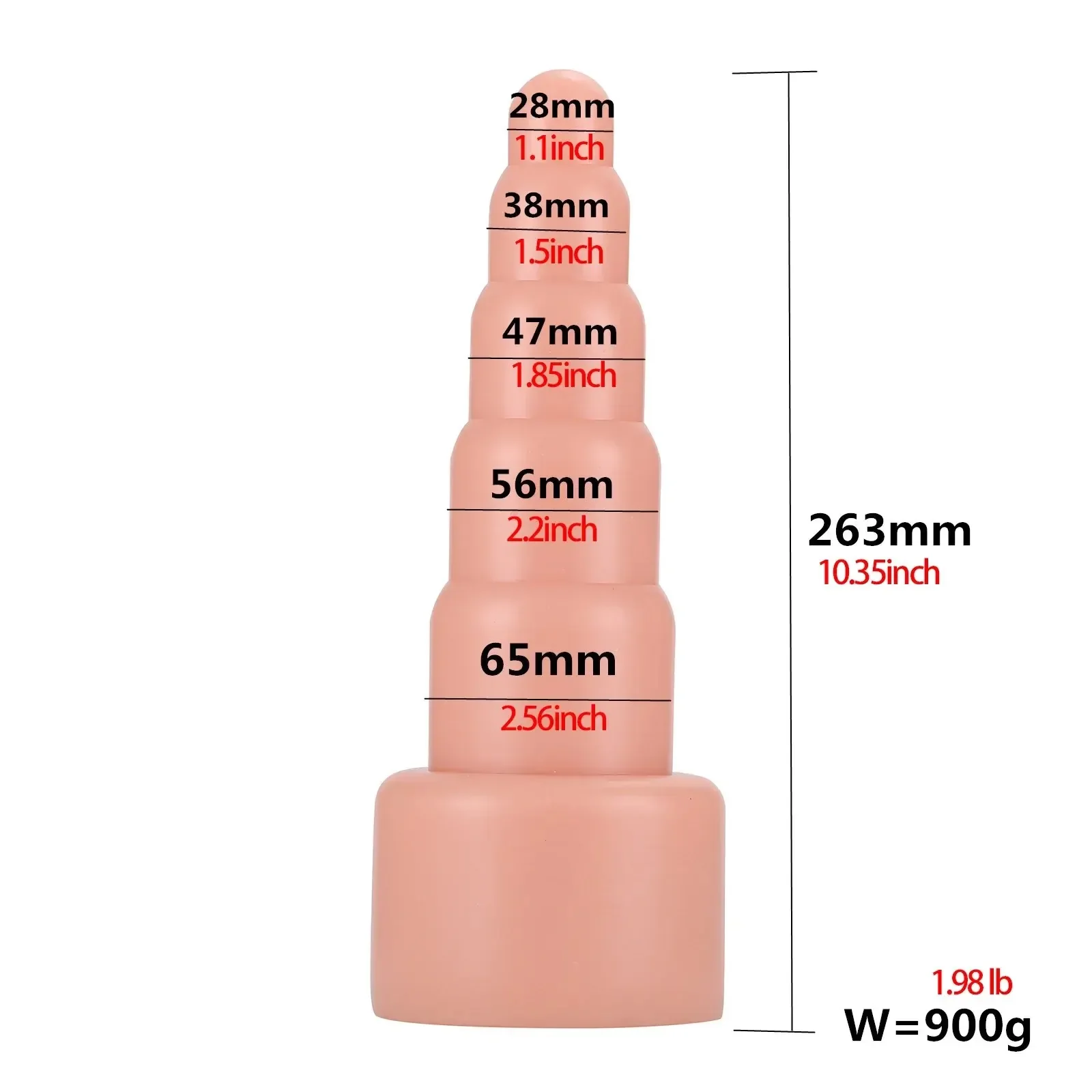 firm pvc anal plug prostate stimulator