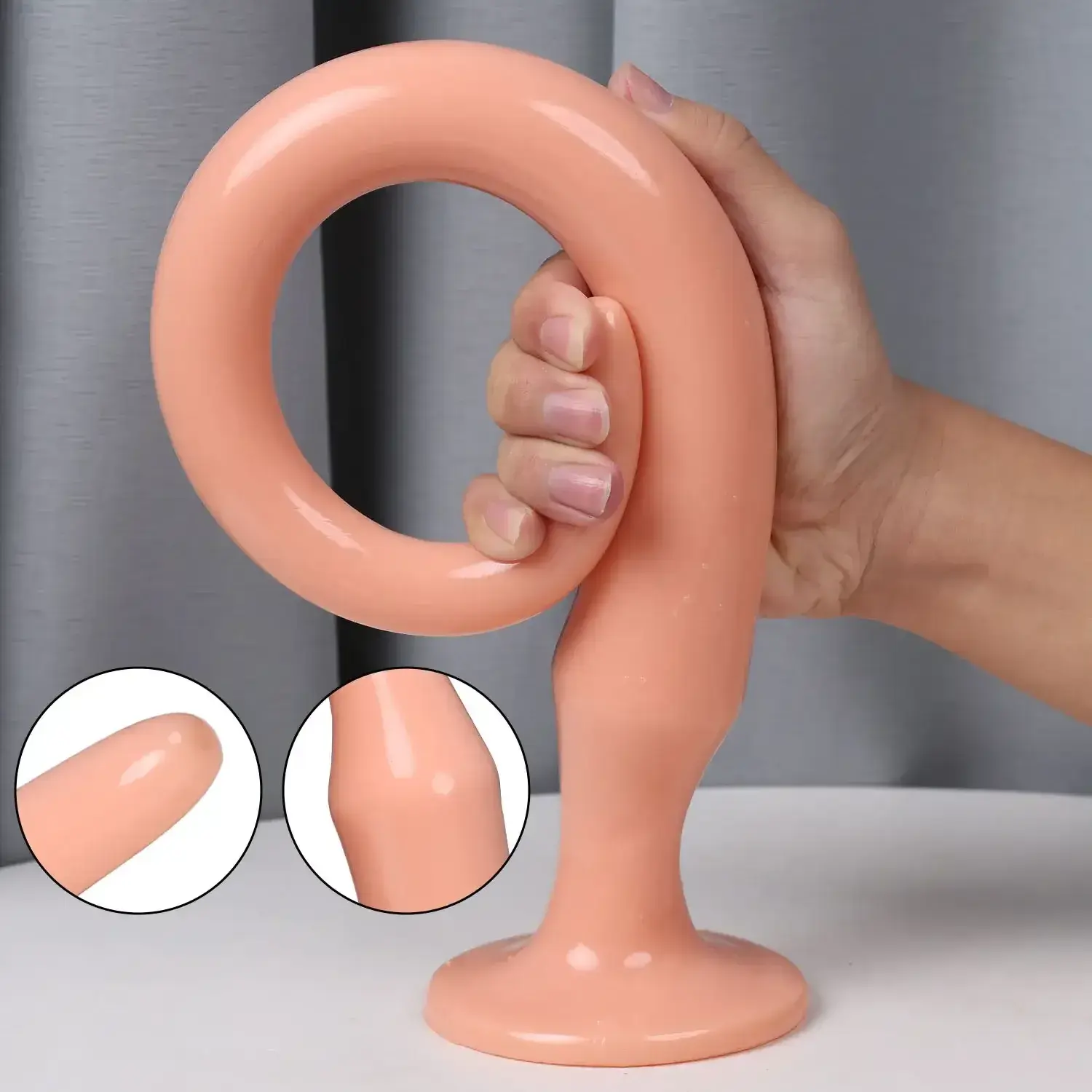flesh colored silicone butt plug