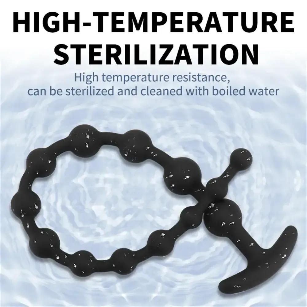 flexible anal beads for prostate play