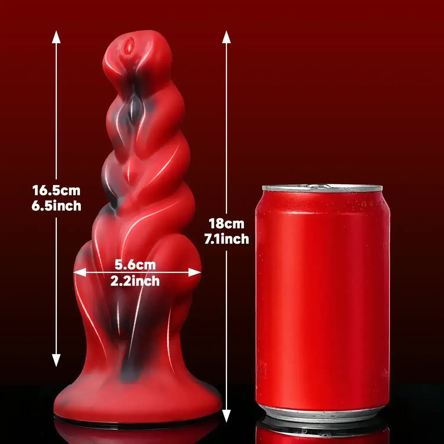 flexible phallic dildo multicolored silicone