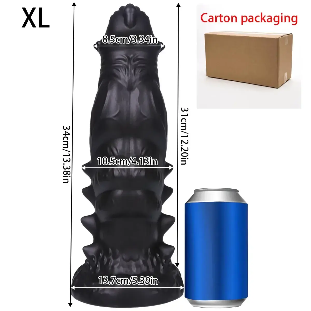 flexible rubber anal plug textured