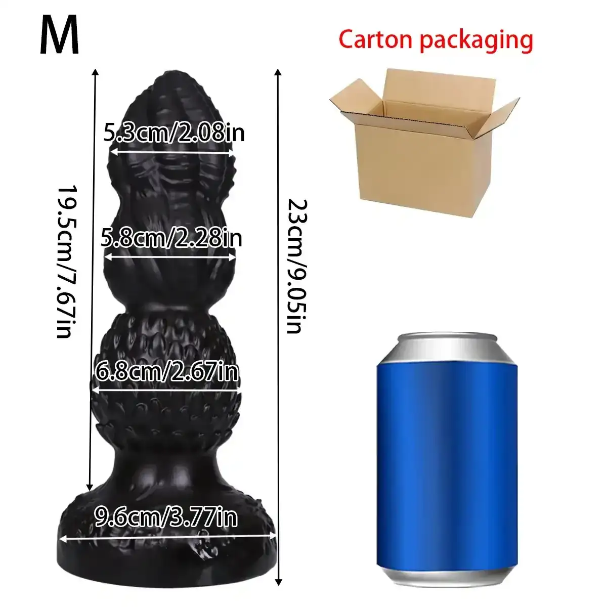 gradual training plastic anal plug