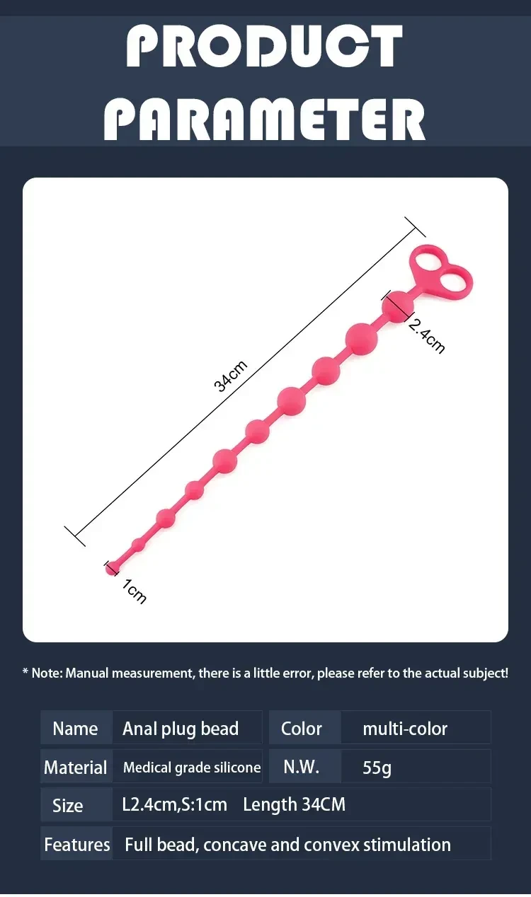 graduated anal beads progressive stretch