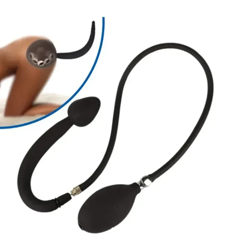 inflatable anal toy puppy tail design