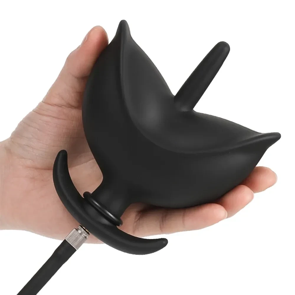 inflatable prostate massager anal toy