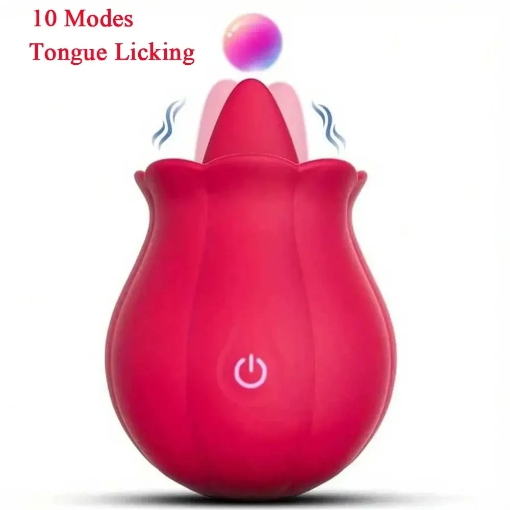 isensualflow net 10 mode tongue vibrator red