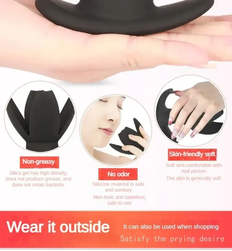 isensualflow net black silicone petal anal plug