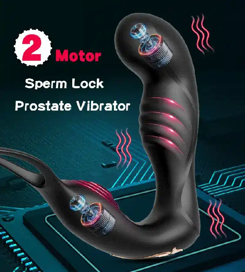 isensualflow net dual motor prostate stimulator silicone