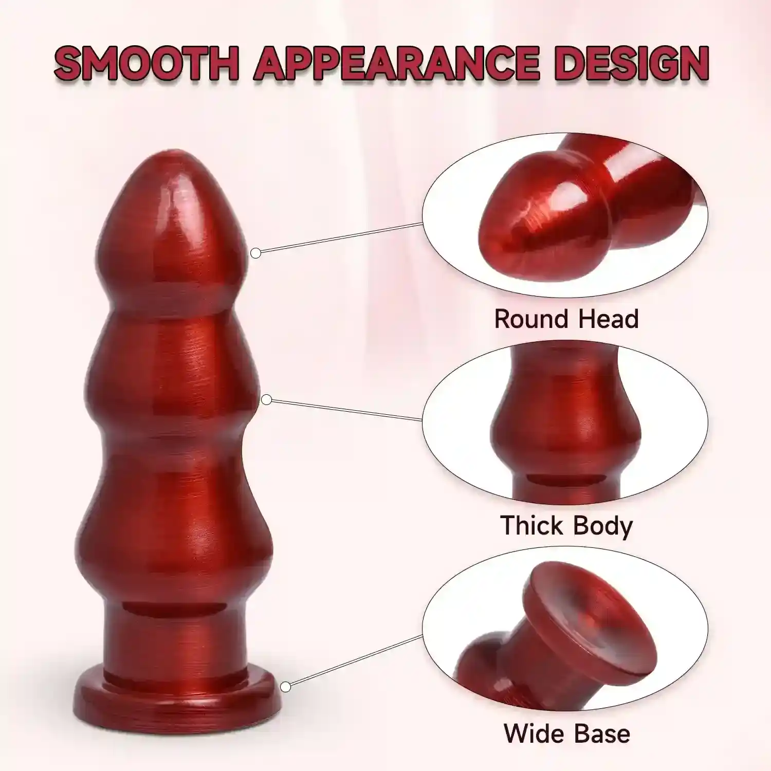 isensualflow net huge conical pvc anal plug