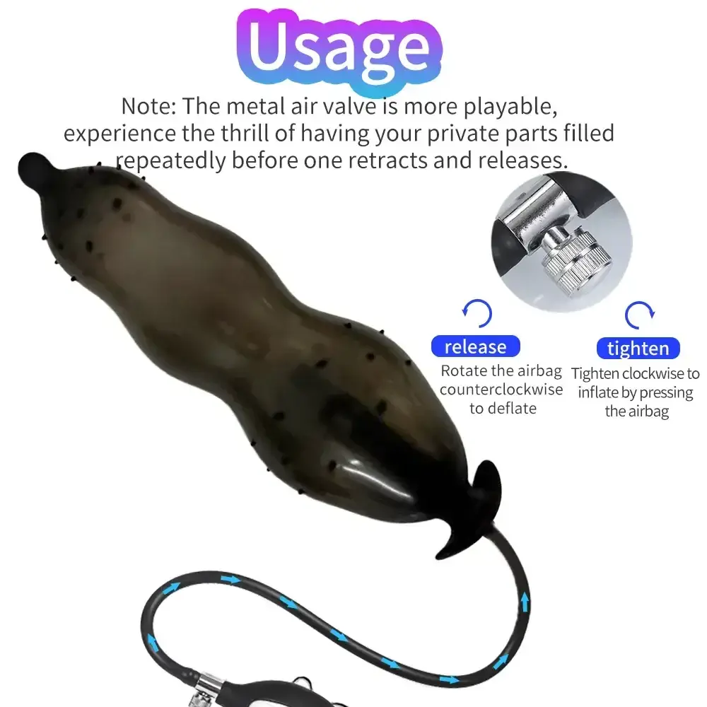 isensualflow net inflatable anal stretching prostate toy