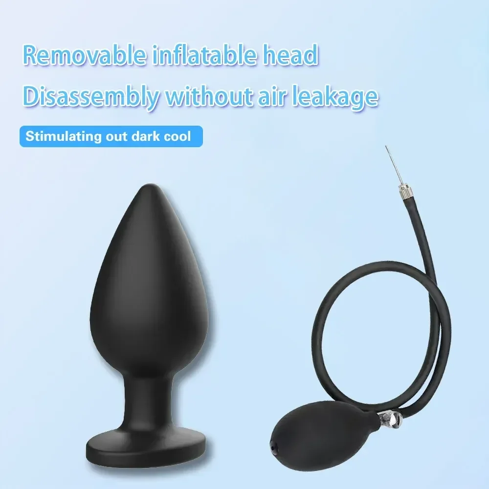 isensualflow net inflatable silicone anal plug massager