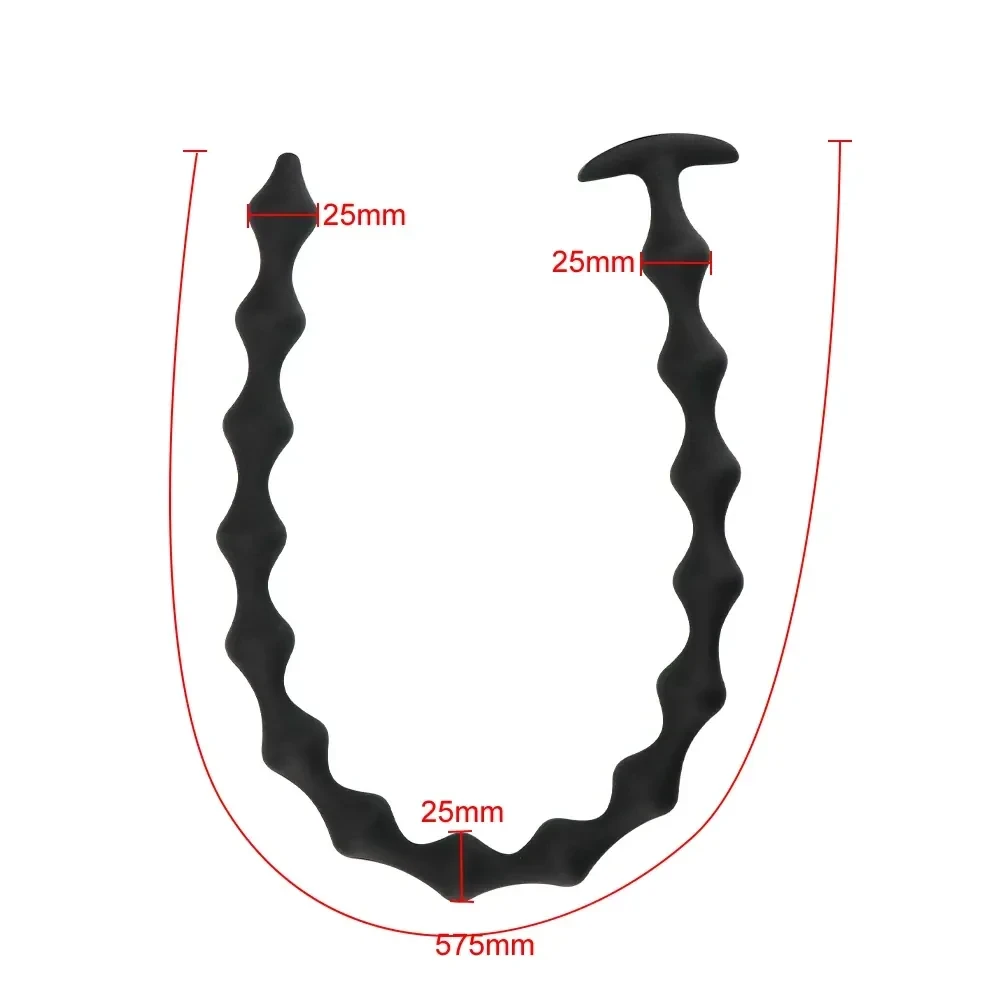 isensualflow net long beaded silicone anal beads
