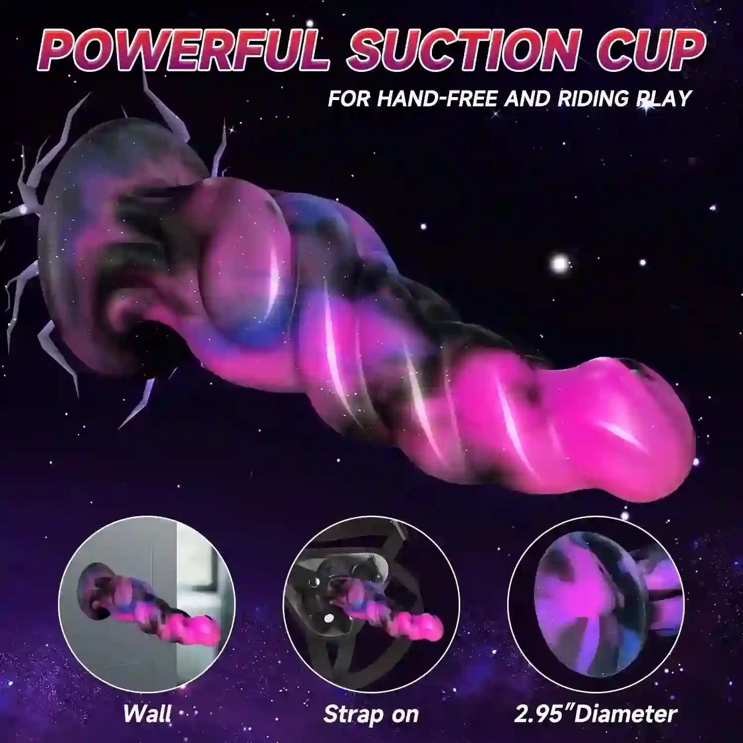 isensualflow net monster texture silicone dildo suction cup