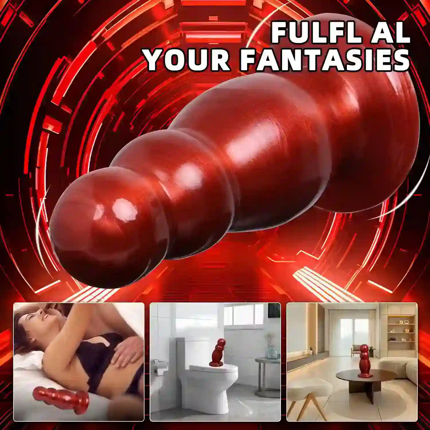 isensualflow net oversized pvc anal plug set