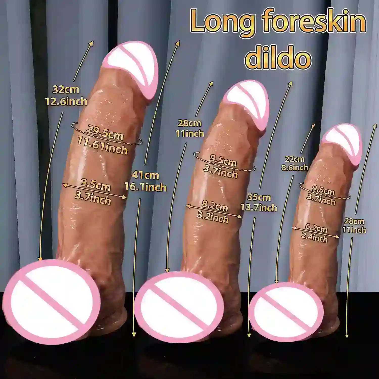 isensualflow net realistic silicone dildo with foreskin