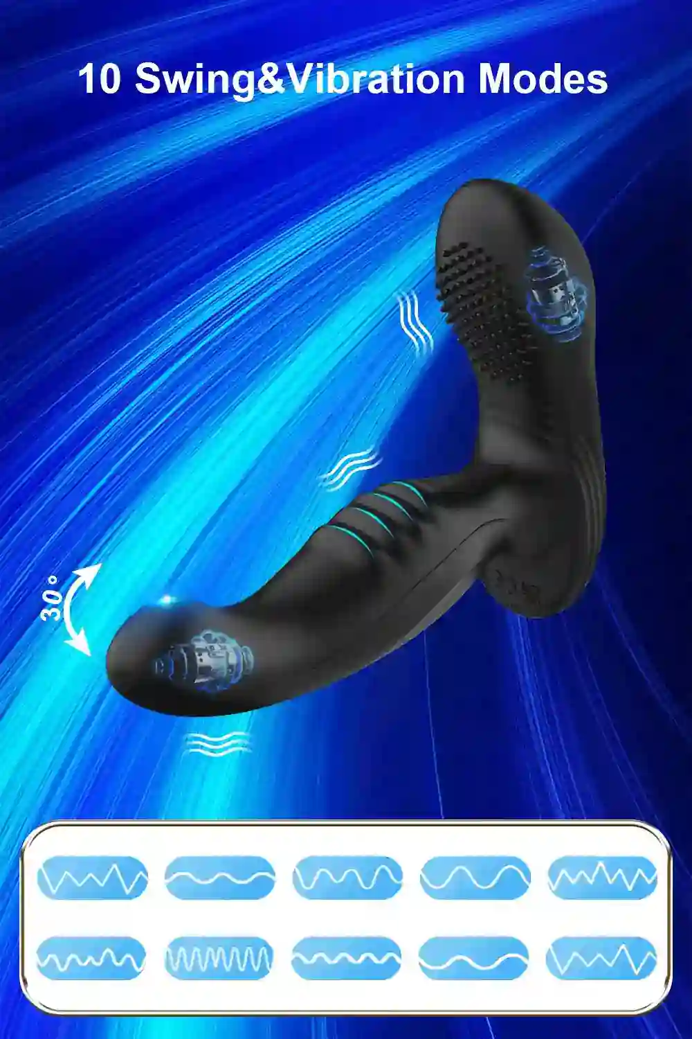 isensualflow net silicone anal plug tapping vibrator