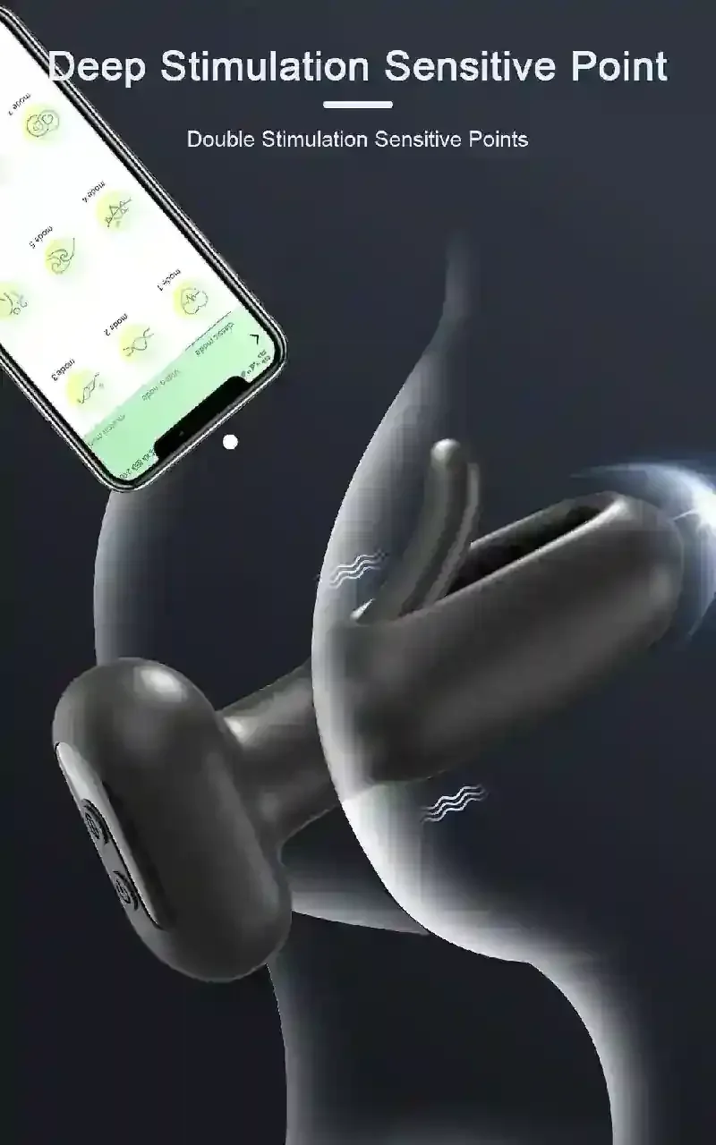 isensualflow net silicone vibrating anal plug dildo
