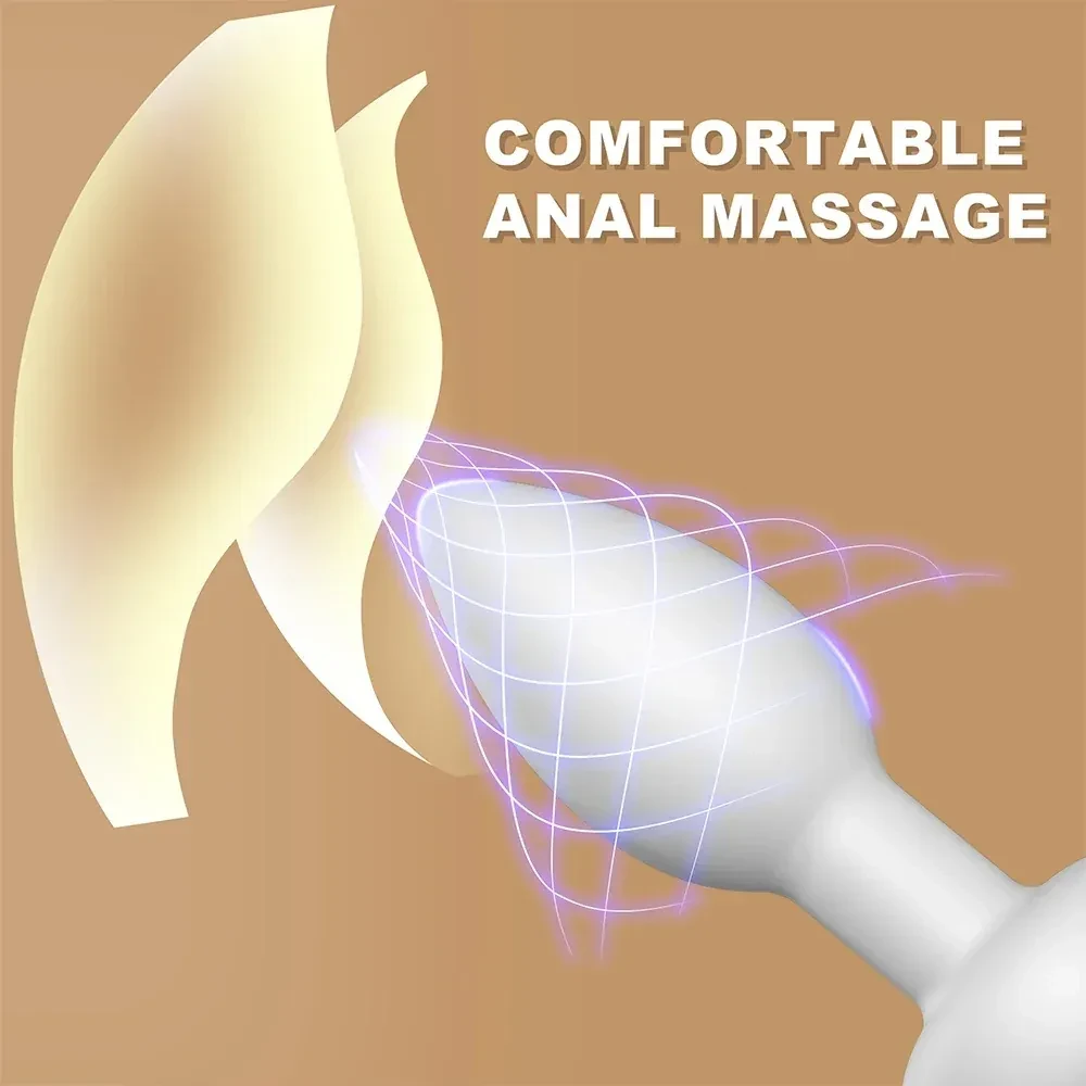 isensualflow net silicone vibrating anal plug prostate massager