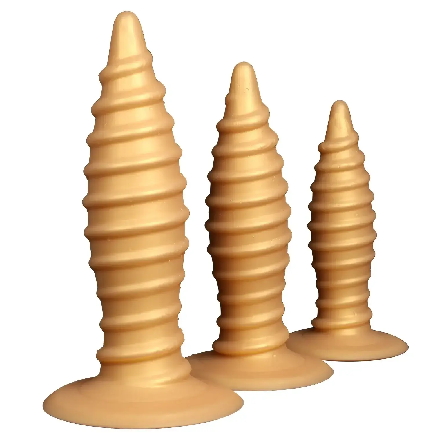 isensualflow net spiral silicone anal plug texture