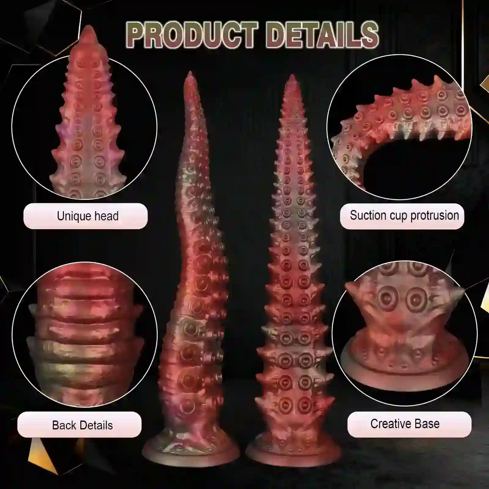 isensualflow net tentacle anal plug silicone suction