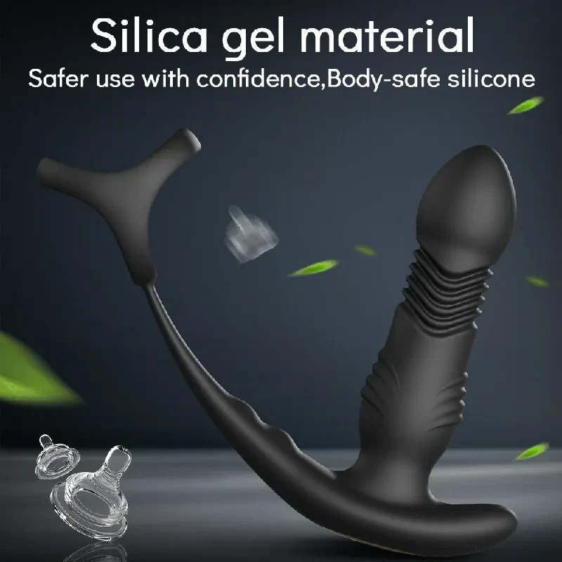 isensualflow net thrusting anal vibrator penis ring combo