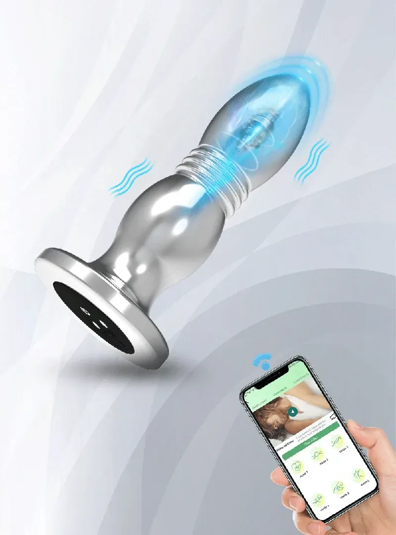 isensualflow net waterproof vibrating butt plug silicone