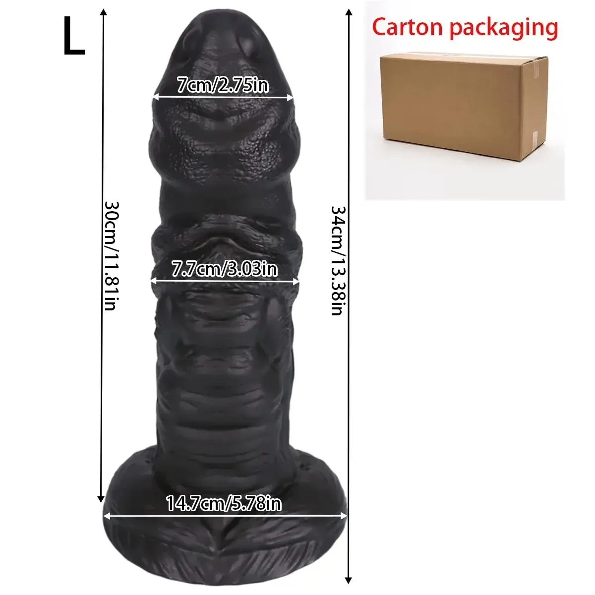 knotty rubber butt plug for men