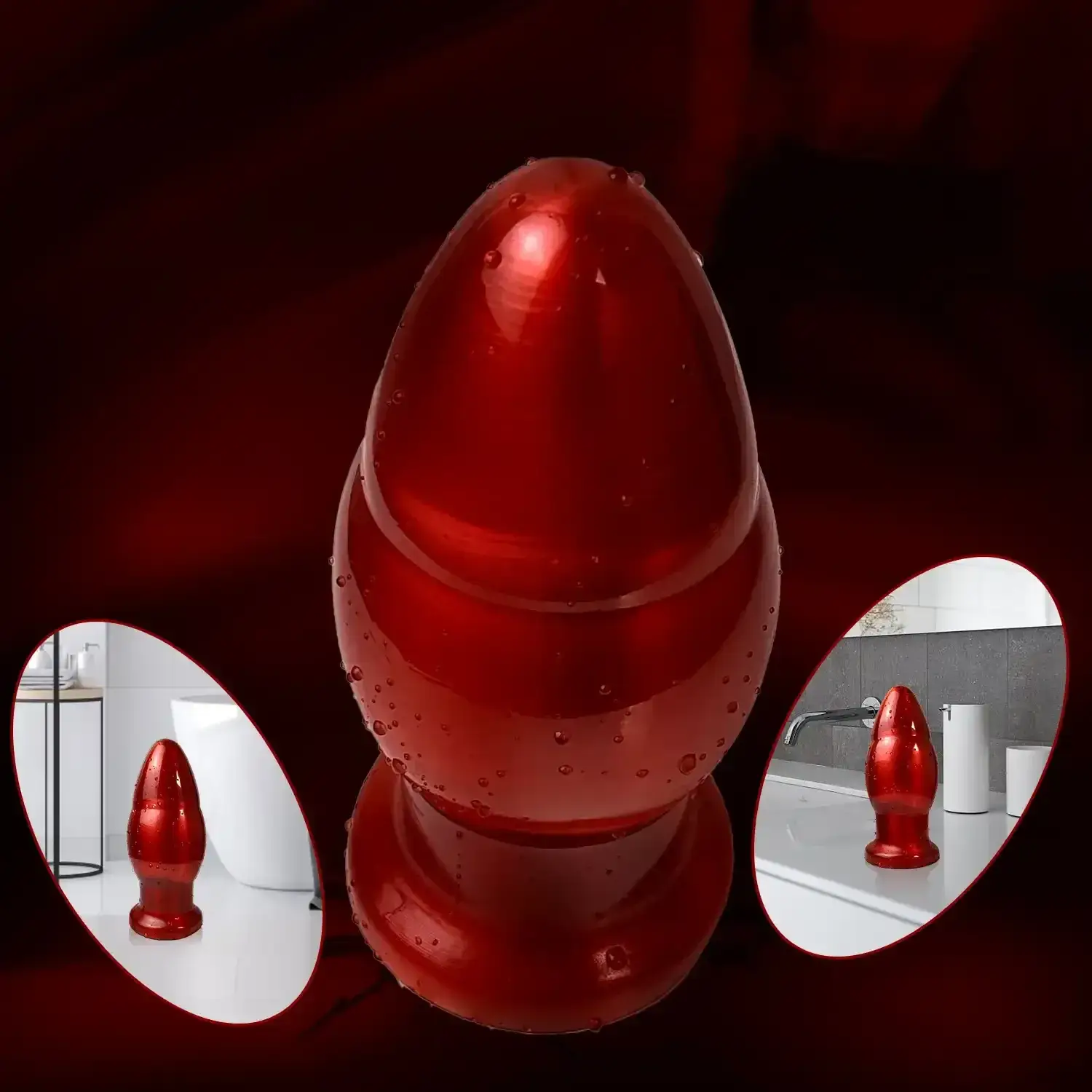 large anal plug smooth texture