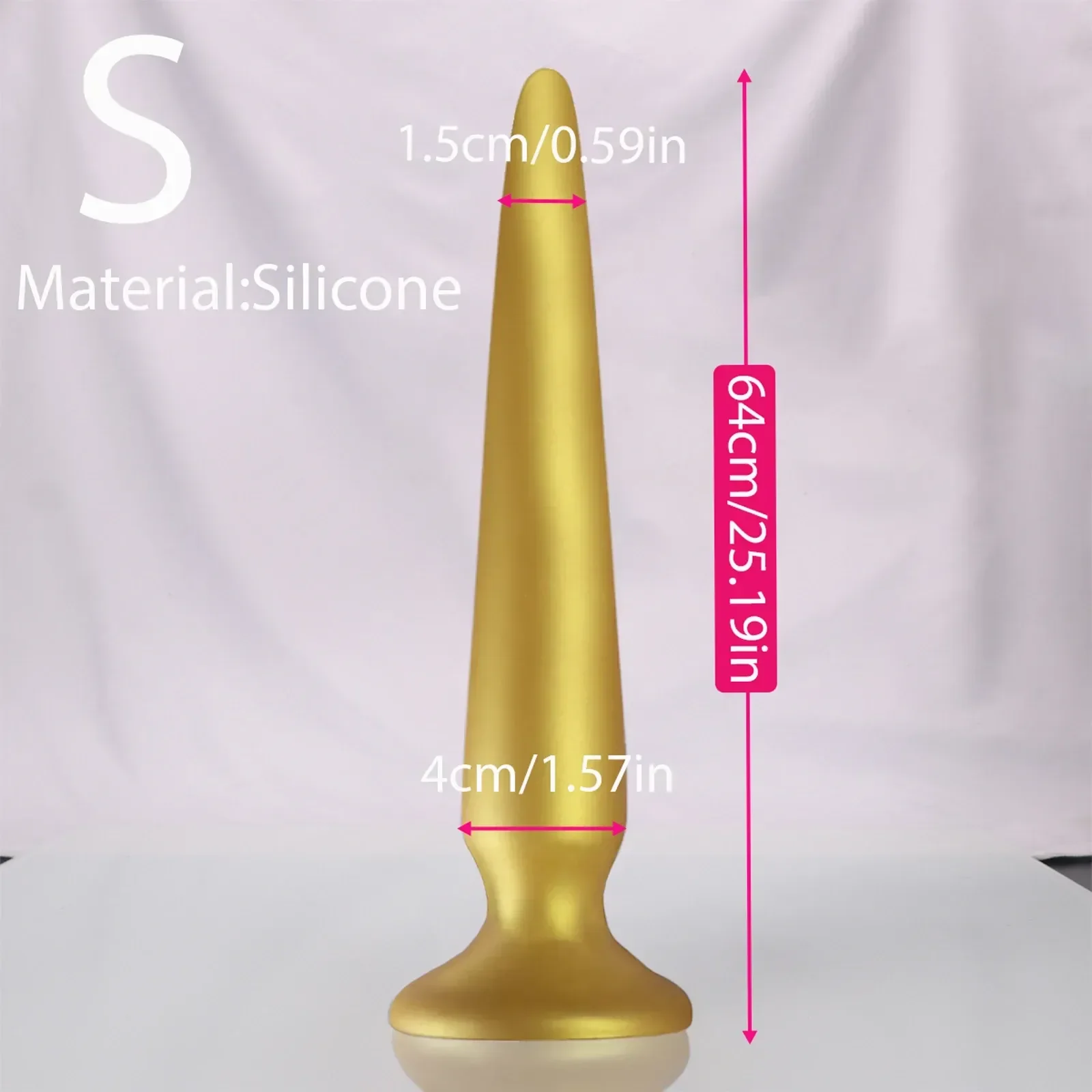 large butt plug with strong suction