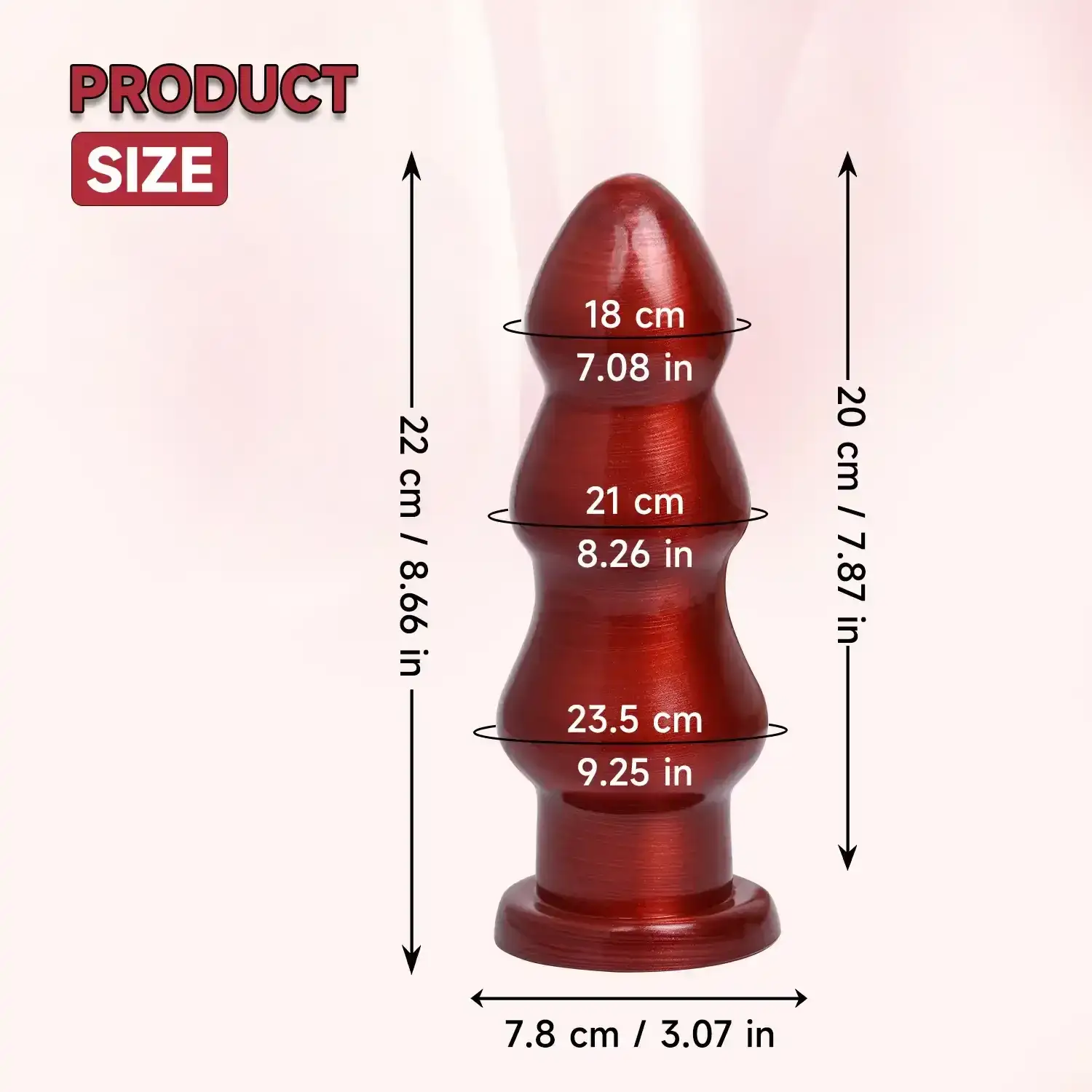 large gradual insertion anal toy