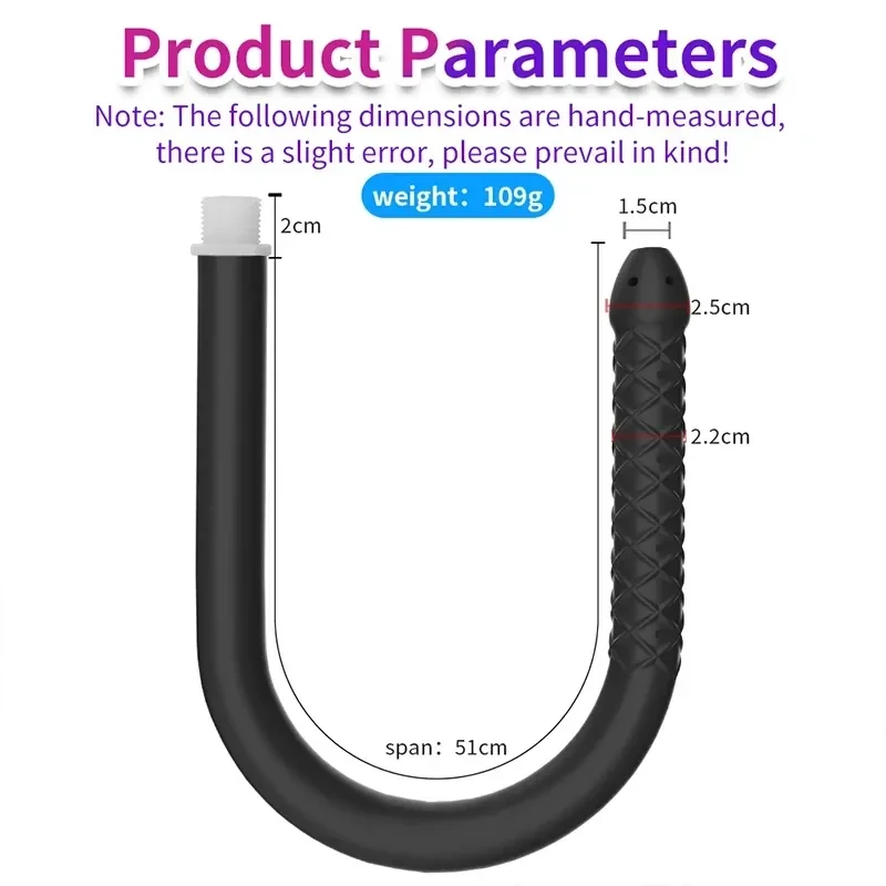 large hole nozzle bidet anal toy