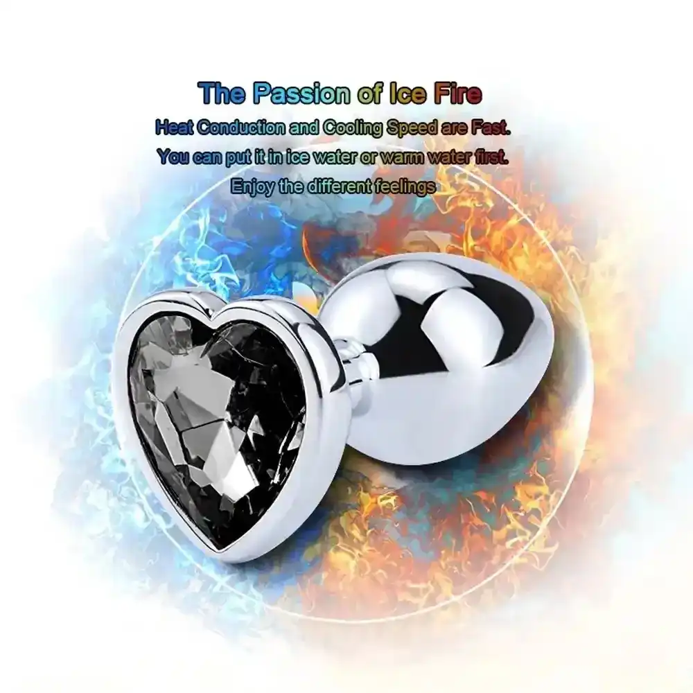 large metal anal plug 90mm