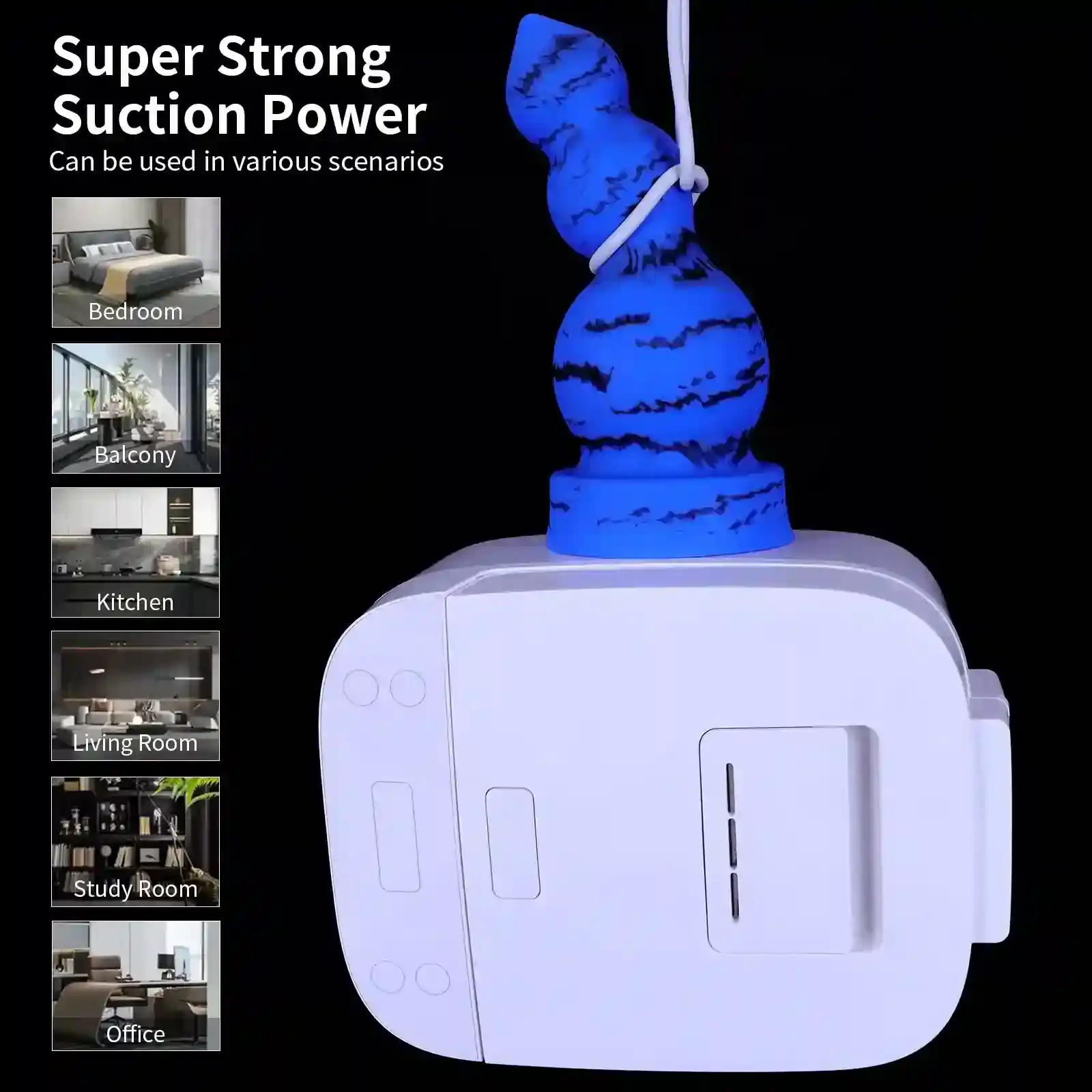 large phallic shaped anal dildo