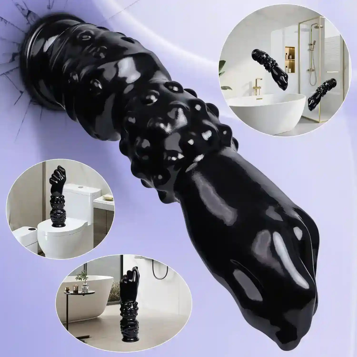 large silicone anal expander dildo
