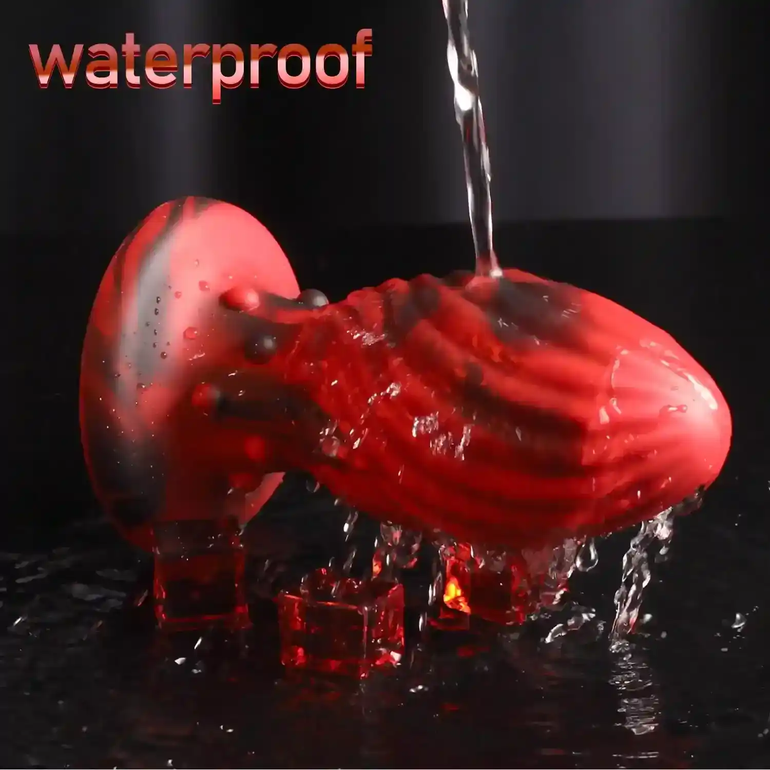 large silicone anal plug men