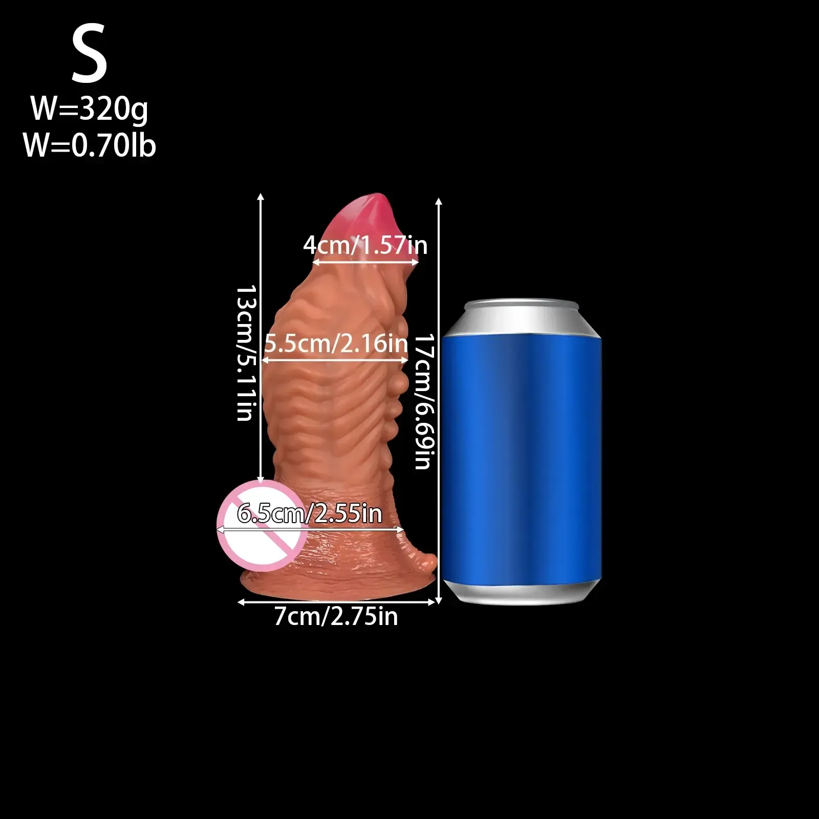 large silicone anal plug suction cup 1