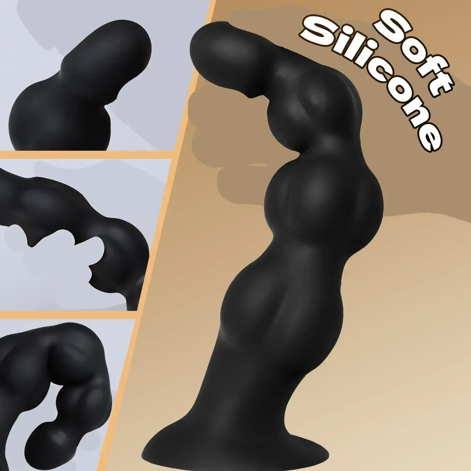 large size silicone anal dildo