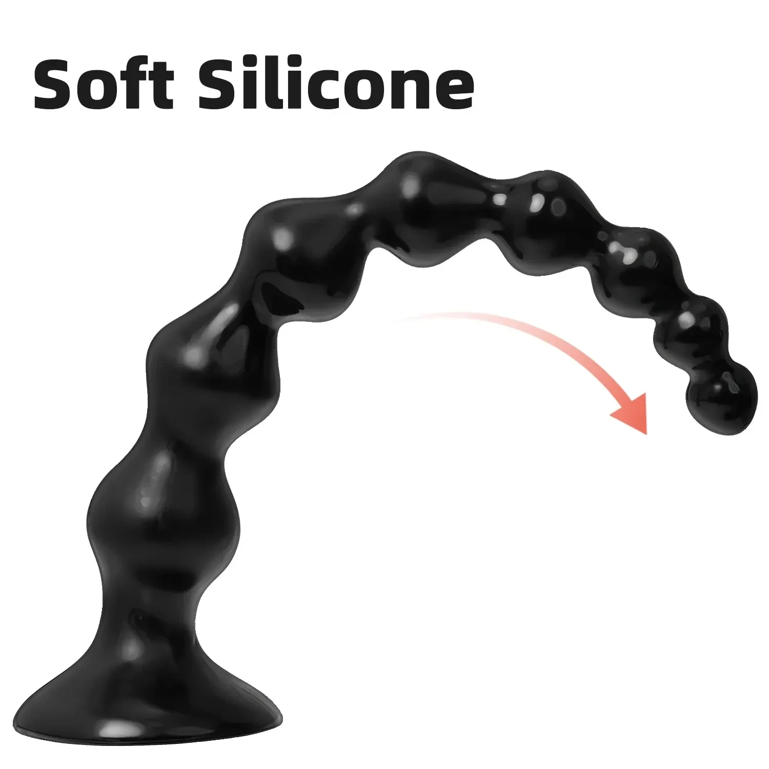 long pvc anal plug suction cup