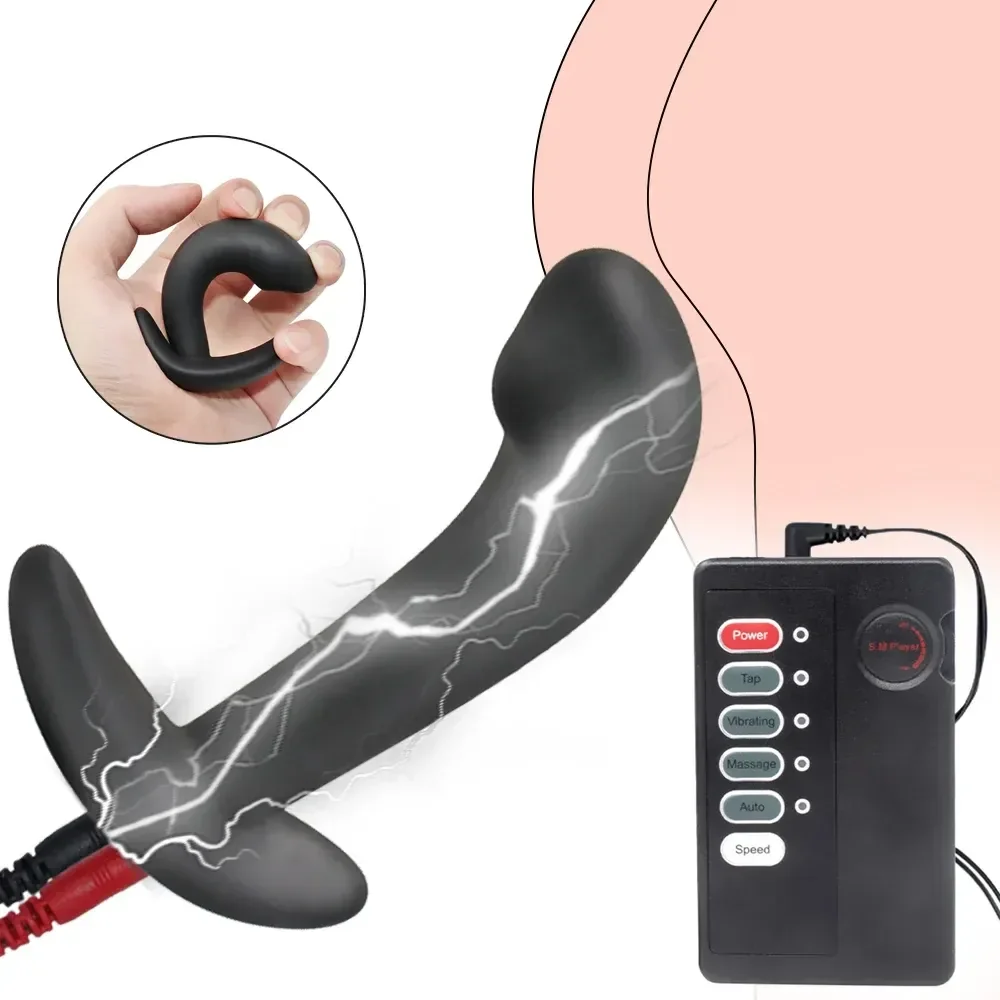 male electro stimulation anal plug