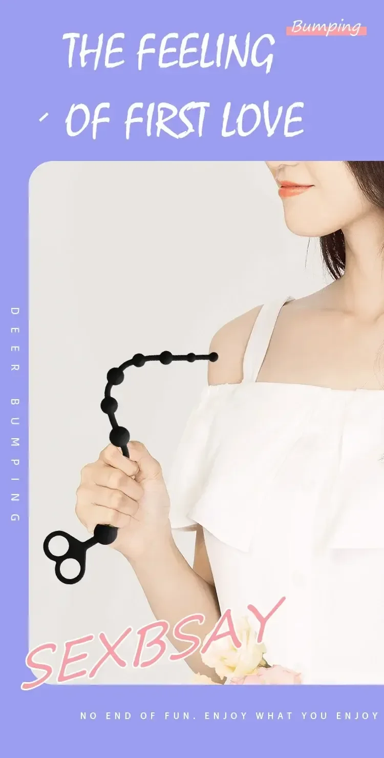 medical grade anal beads plug