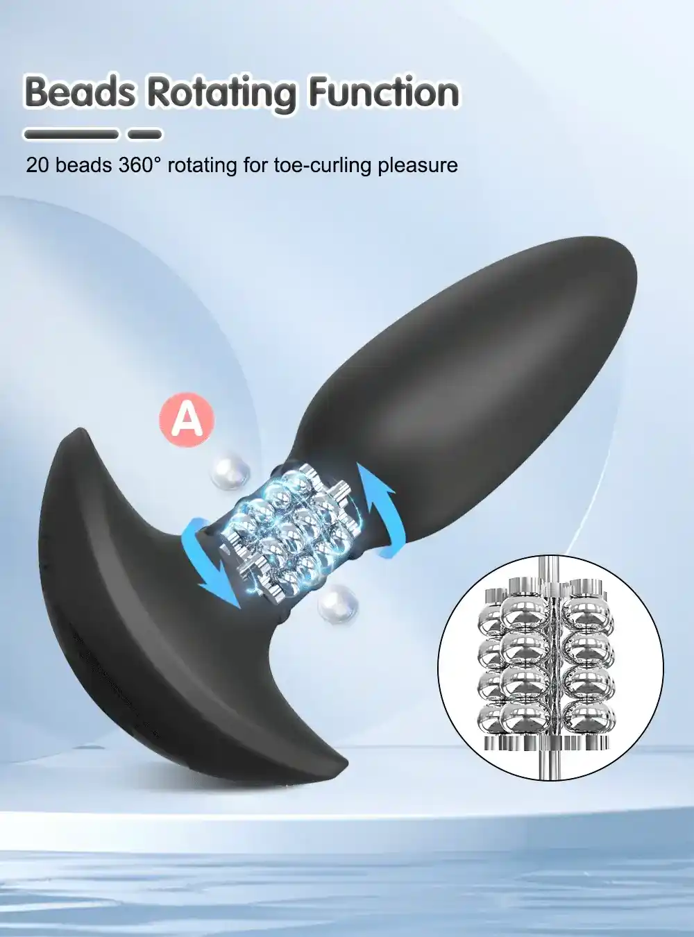 medical grade silicone anal stimulator