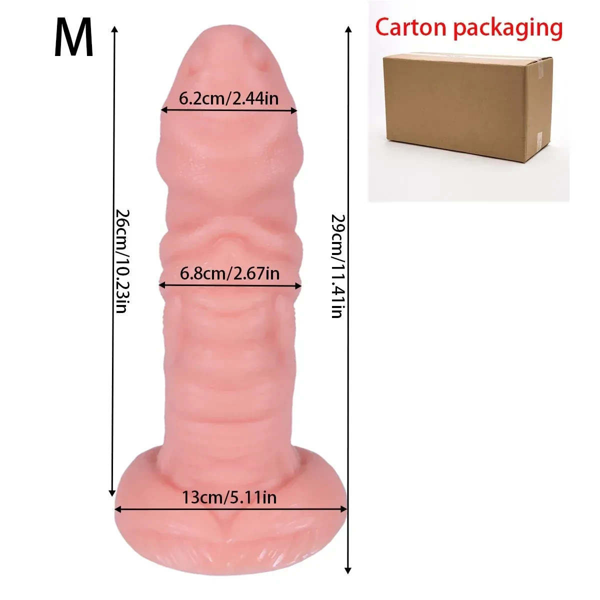 medium dragon knot anal dildo