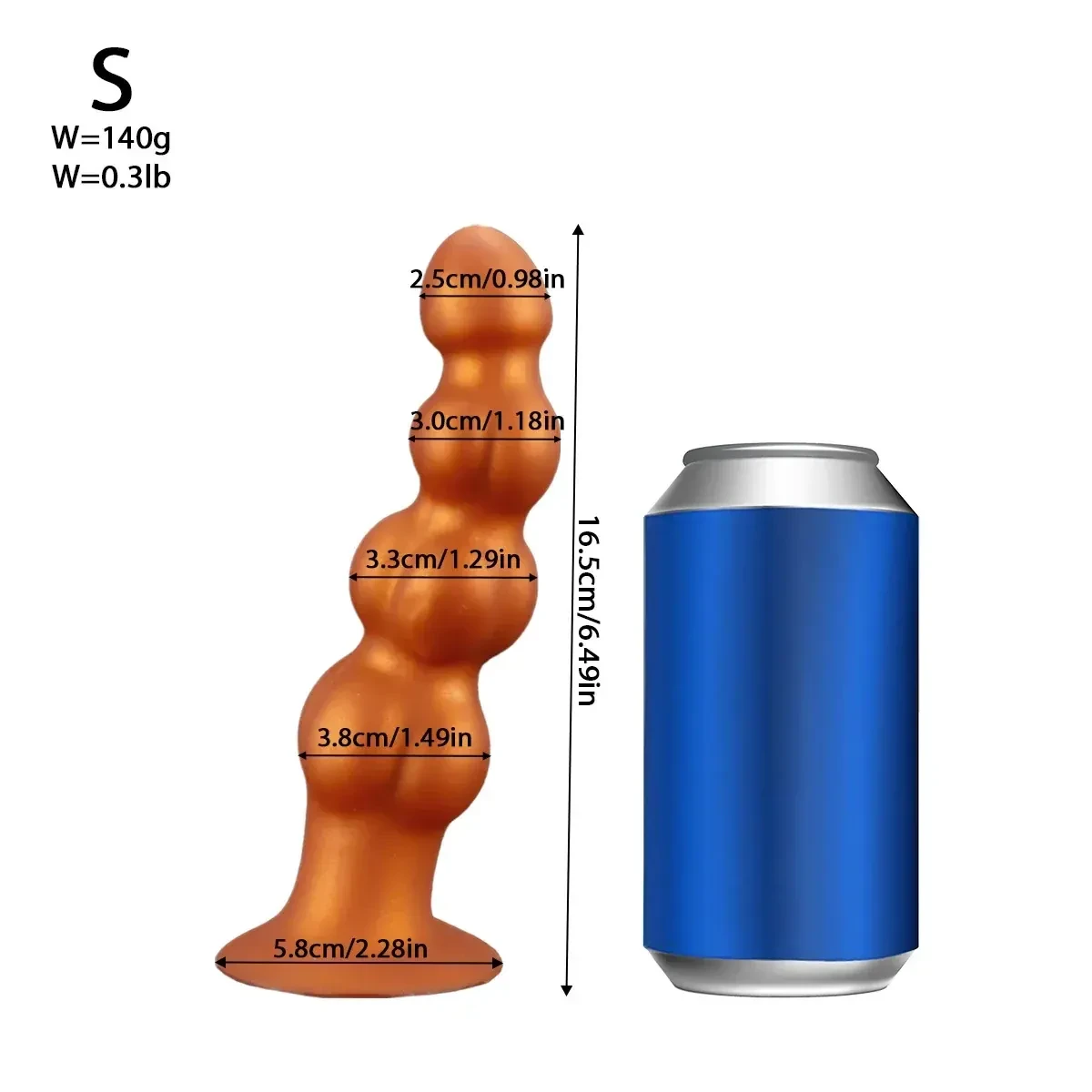 medium size anal plug silicone
