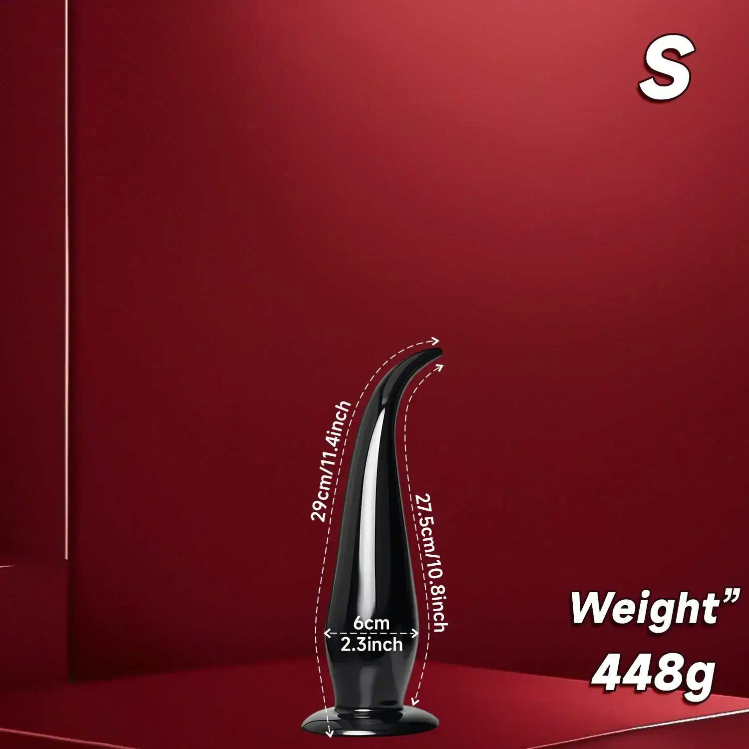 medium sized pvc prostate plug