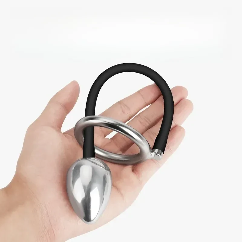 medium stainless steel butt plug