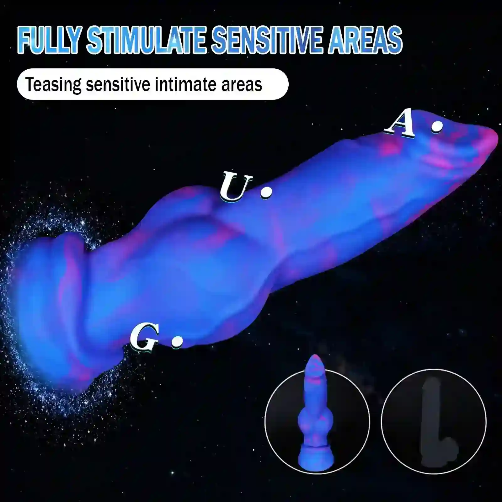 monster shaped silicone butt plug