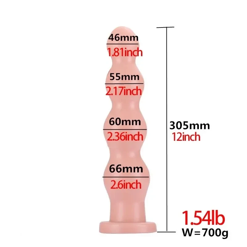 non porous pvc anal dilator plug
